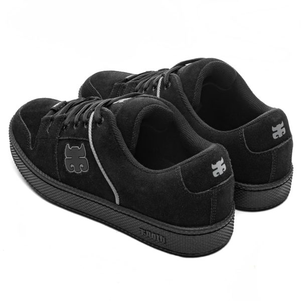 Zapatillas Ipath "Cricket" - Black Suede - Imagen 4